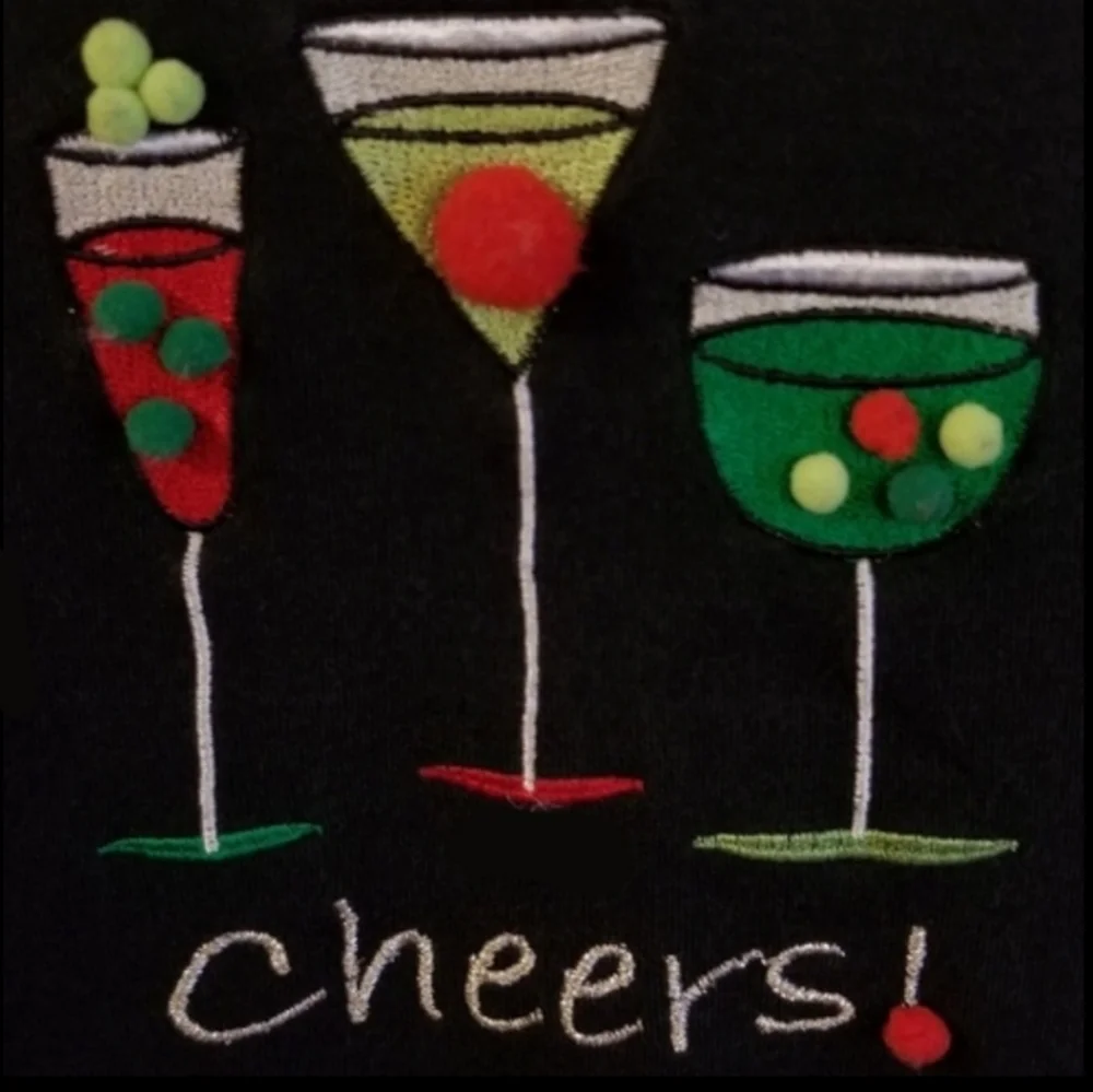 Macy's Cheers 🍾 Holiday - Party - Celebrate Graphic Tee - Picture 9 of 16